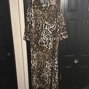 Leopard Print Maxi Dress